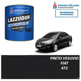 PRETO VESUVIO MET FIAT 900ML LAZZURIL 1/4