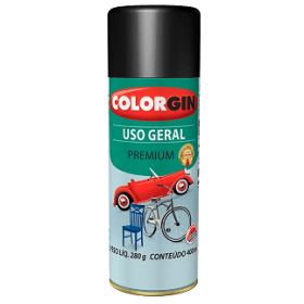 SPRAY U GERAL PRETO FOSCO UNIDADE - UN