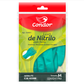 LUVA CONDOR NITRILICA DE SEGURANCA M