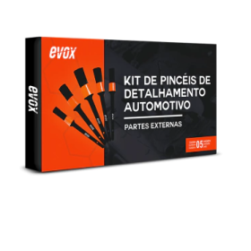 PINCEIS DETAIL USO EXTERNO KIT 5 Pinceis