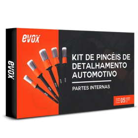 PINCEIS DETAIL USO INTERNO KIT 5 Pinceis