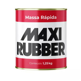 MASSA RAPIDA BRANCA 1/4 MAXI RUBBER - UN