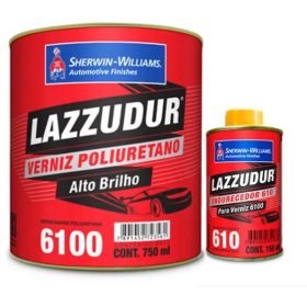 KIT VERNIZ PU6100 LAZZURIL - 750ML