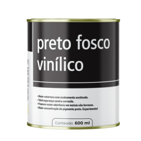 PRETO FOSCO VINILICO MAXI RUBBER (SEM CATALISADOR)